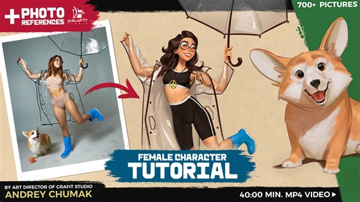 Female Character Design Tutorial   700 Reference Images