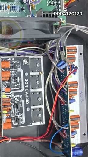 #today my work 5.1 amplifier re work