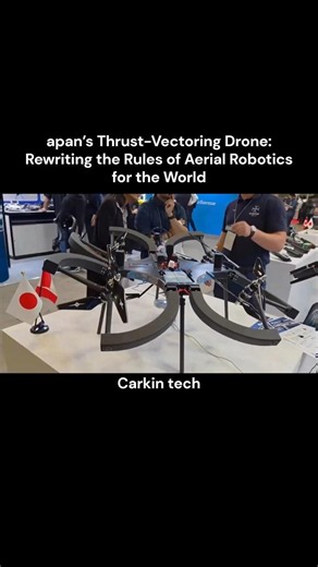 The Drone That Defies Physics! 🤯 Japan’s Thrust Vectoring Drone Explained