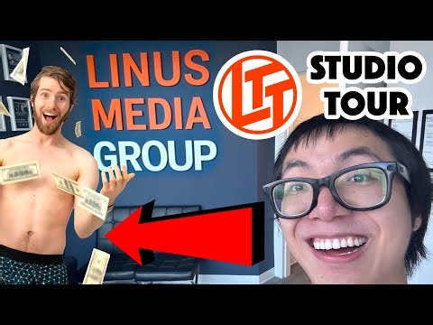 I'M INSIDE LINUS TECH TIPS (STUDIO TOUR)