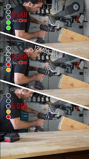 🔋Batterycheck - Bosch ProCore Akku vs. Bosch normal Akku #shorts #bosch