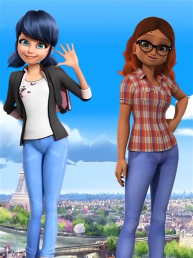 Marinette y Todos en Miraculous Ladybug