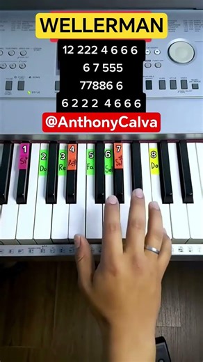 Wellerman #piano #pianotutorial