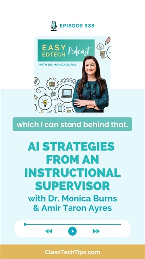AI Strategies for Schools from an Instructional Supervisor