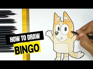 How to Draw Bingo / Bluey / Easy Drawing Tutorial