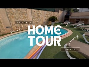 Tour pela nossa casa em Mallorca 🇪🇸☀️ | Airbnb com piscina e ar condicionado no verão!