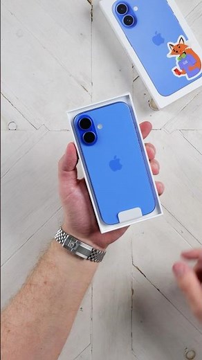 Распаковка iPhone 16 в синем цвете #распаковка #айфон16 #iphone16 #iphone #айфон #unboxing