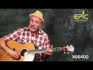 Learn George Strait Troubadour easy classic country guitar song lesson with chords strum patterns