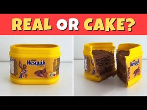REAL or CAKE ✔️🍰❌ 99% Fail This Challenge! Is it Cake? Best Quiz Challenge 2025
