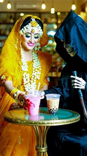 ❤Having Tea With My Weird Friend❤#shorts #trending #viral #funny #bobatea #desibride