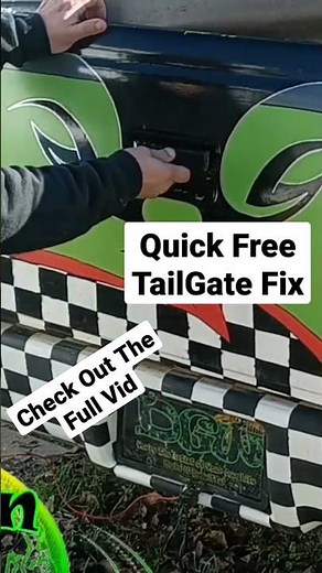 Quick Free TailGate Fix #free #truck #tailgate #fix #chevy #silverado #gmc #sierra #obs #88-98