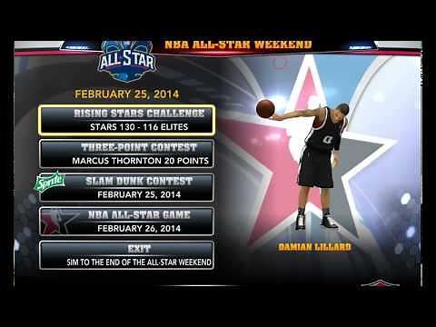 NBA 2K14- DUNK CONTEST TIPS AND TRICKS PC AND EASY