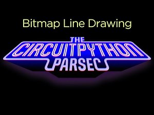 John Park's CircuitPython Parsec: Bitmap Line Drawing @adafruit @johnedgarpark #circuitpython