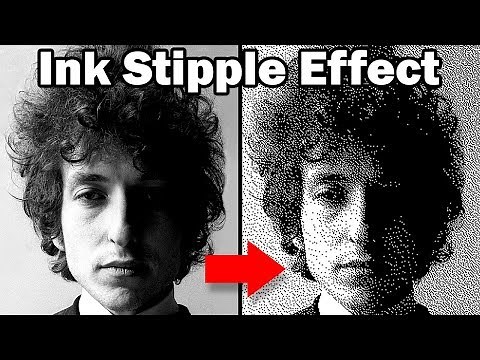 Photoshop Tutorial: Super-Quick Way to Create a Stipple Portrait!