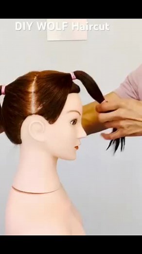 DIY Wolf Haircut Transformation Tutorial