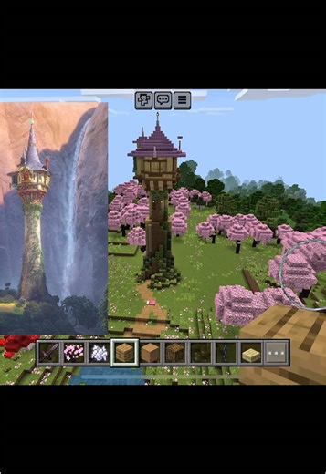 Recreando la Torre de Rapunzel en Minecraft