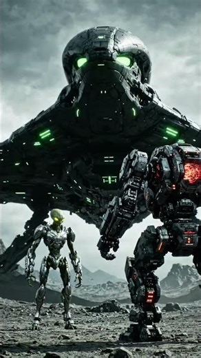 Alien vs Robot fight #fighting #shorts #viral #alien