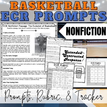 March Basketball ECR Practice Prompts, Nonfiction Extended Constructed Response