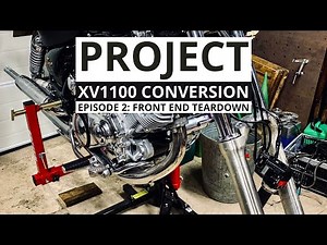 Yamaha XV1100 Conversion: Episode 2 Front End Teardown