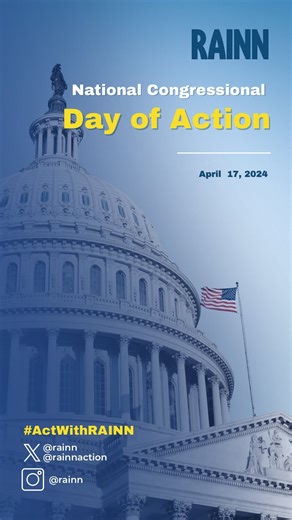 Championing change, one bill at a time. 💼✨ From ending time limits on justice to ensuring every voice is heard with care, we’re setting new standards for support and safety. Join us in making history. 🗣️ #ActWithRAINN on April 17th and sign RAINN’s 2024 #SAAPM petition at the 🔗#linkinbio. | RAINN