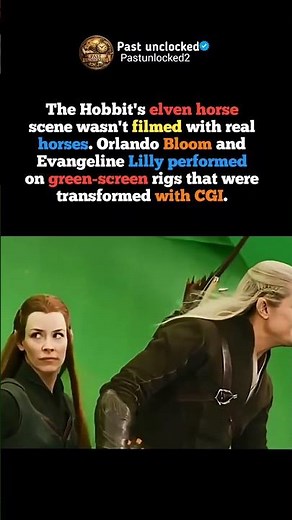 The Hobbit's Horse Scene Was Pure Movie Magic #history #behindthescenes