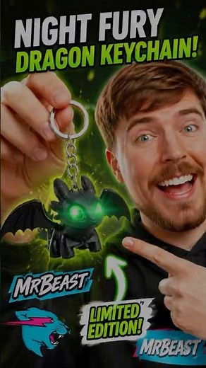 Night Fury Dragon Keychain Is INSANE! 🔥🐉 #ytshorts