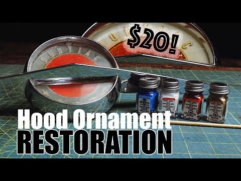 Hood Ornament Emblem Restoration Repair Cheap DIY for Pontiac Chieftain