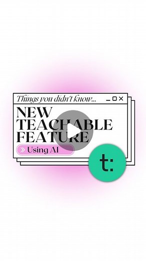 Amie Tollefsrud on Instagram: "Create your online course outline in less than 30 seconds using @teachable’s new ‘curriculum generator’ feature 🤯 And yes - this feature is available on FREE accounts (+50% of new schools on Teachable have used the AI course curriculum generator this month alone!) As with all things AI-generated, I recommend leveraging it to help you get over the hurdle of getting *started* and then customize + make it your own from there! (No one wants to buy a course created ent