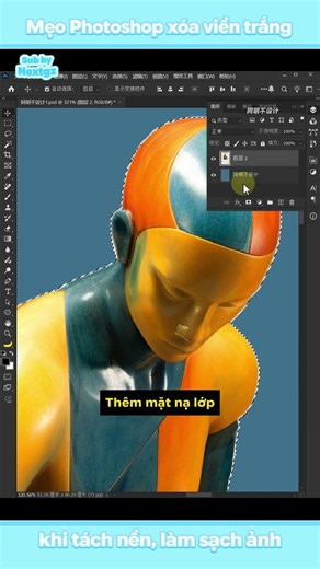 Mẹo Photoshop xóa viền trắng khi tách nền, làm sạch ảnh chỉ trong vài giây.