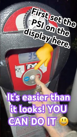 How to use the WAWA free air pump. #airpump #tirepressure #youtubehighfive #diy ‪@youtubecreators‬