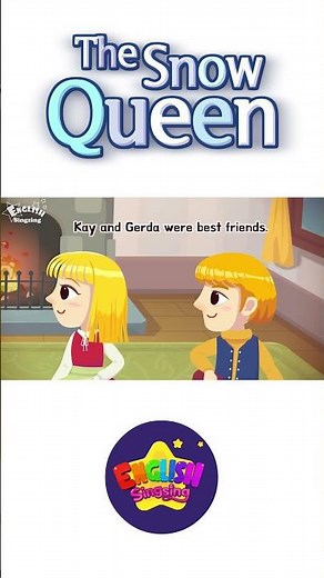 The Snow Queen - Fairy tale - English Stories (Reading Books) #shorts