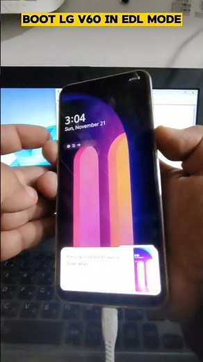 BOOT LG V60 IN EDL MODE #shorts