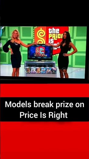 Model Breaks Prize on Price Is Right