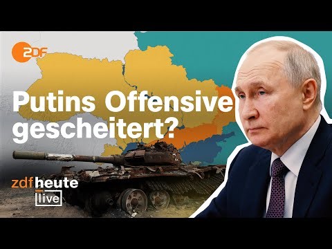 Winteroffensive am Ende: Wie lange kann Russland noch kämpfen? | ZDFheute live