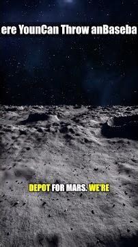 The Moon Where You Can Throw a Baseball Into Space