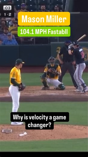 Precision Pitching | Velocity, Mechanics & Arm Care on Instagram: "🔥Mason Miller | 104.1 MPH🔥 Velocity matters because it shrinks reaction time, expands the strike zone, and makes every secondary pitch play up. At Precision Pitching, it’s not just throwing hard — it’s having the strength to throw with intent safely,repeatable mechanics, throwing 3 pitches or more with the same release point and recovering quickly to get back up to optimal performance. Velocity is a weapon. Precision is what ma
