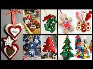 SUPERB CHEAP Felt Christmas Crafts 🎁 | Easy Handmade Decorations & Gift Ideas 🌟 | DIY Holiday Craft🧵