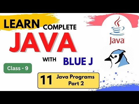 11. Java Programs Part 2 | Java Complete Course Class 9 ICSE #java #icse #coding