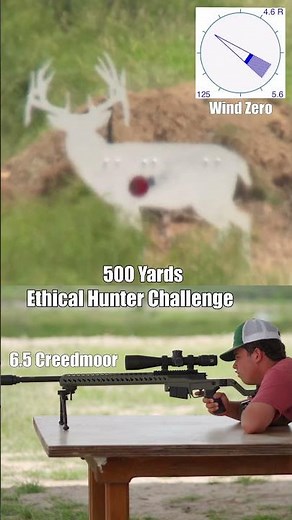 6.5 Creedmoor - 500 yards