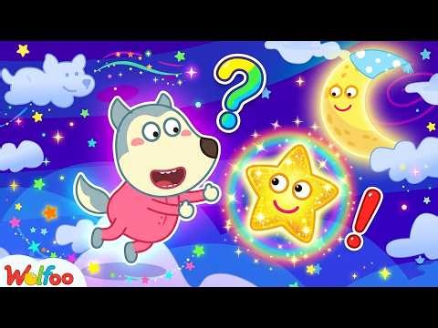 Baby's First Meeting with Little Star | Bedtime Story Song | Wolfoo Nursery Rhymes & Kids Songs