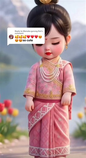Replying to @Menuka gurung Rai Lekh ma Danfe ft. Thakuri Maiya #babydance #cutebaby #thakuridress #foryou #viral