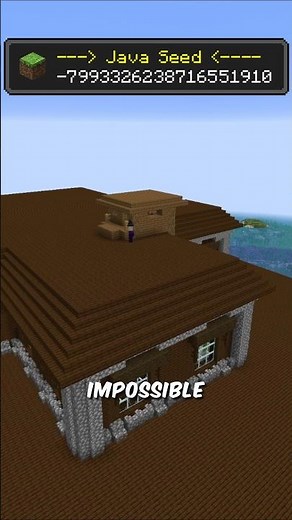 This Minecraft Mansion Spawn Has a Witch Hut Built In! #Minecraft #WeirdSeed #WoodlandMansion