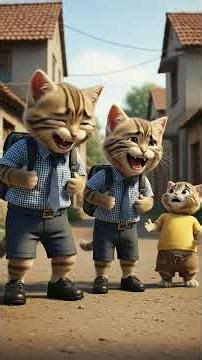 Poor Catto Gets Mocked at School 😢 #catstory #poorcat #catlove
