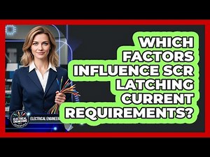Which Factors Influence SCR Latching Current Requirements?