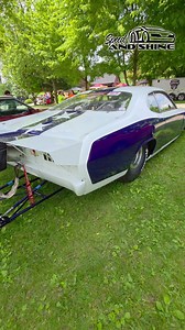 Dodge Demon Drag Car at the RADICALS C.C. car show Mopar Style The Visual Art #classiccarshow #mopar #carvideos #dodge #dragcars #oldcarsrule #oldcarspotting #fastcars | Speed and Shine