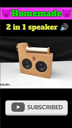 How to make Bluetooth speaker 🔊😱 #shortsfeed #trending #viralvideo