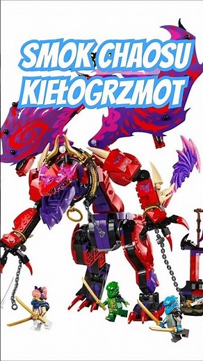 Tak wygląda Smok Chaosu Kiełogrzmot | LEGO ninjago