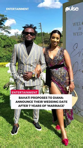 Bahati has promised Diana the biggest wedding of the year #PulseLiveKenya #PulseKenya #DianaBahati #Bahati #TheBahatis #CelebrityNews