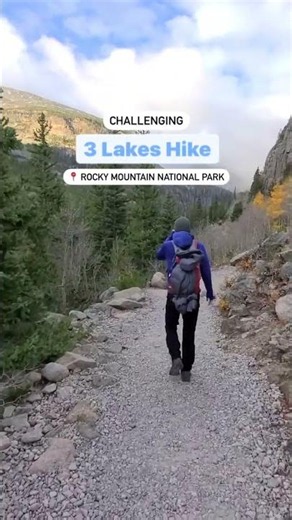 One Challenging Trail, 3️⃣ Three Alpine Lakes 🏞 in Rocky Mountain National Park (SAVE for future
