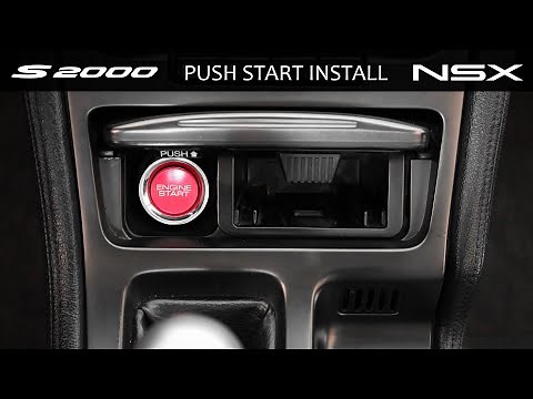 Acura NSX S2000 Push Start Button Installation Guide | Cigarette Lighter Relocation